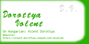 dorottya volent business card